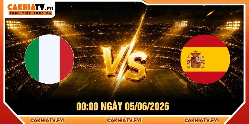 Italy U17 vs Tây Ban Nha U17 ngày 05/06/2026 lúc 0:00